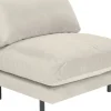 Loungefåtölj Discovery - Sammet Creme, 100cm - KARE Design