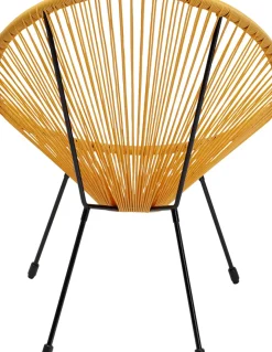 Loungestol Trädgård Acapulco - Gul - KARE Design