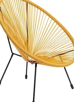 Loungestol Trädgård Acapulco - Gul - KARE Design