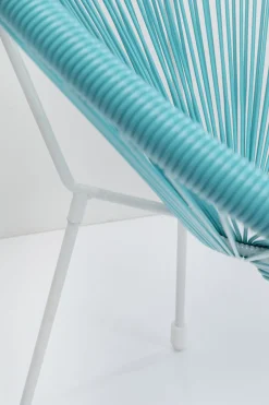 Loungestol Trädgård Acapulco 2 set - Turkos - KARE Design