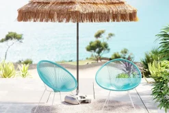 Loungestol Trädgård Acapulco 2 set - Turkos - KARE Design