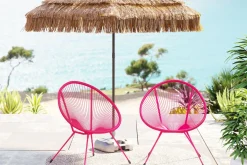 Loungestol Trädgård Acapulco 2 set - Rosa - KARE Design