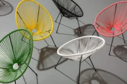 Loungestol Trädgård Acapulco - Svart - KARE Design