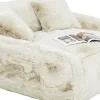 Loveseat Mika Cream 156cm (4-part) - KARE Design