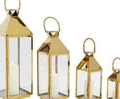 Lyktor Giardino - Guld Stål/Glas, 4 Set - KARE Design
