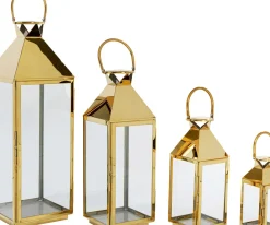 Lyktor Giardino - Guld Stål/Glas, 4 Set - KARE Design