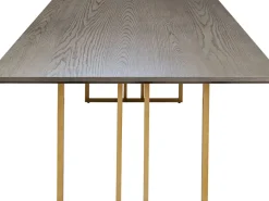 Matbord Cesaro - Ask/Mässing, 200x100cm - KARE Design