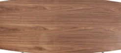 Matbord Curve - Retro Bord i Valnöt/Svart 180x90cm - KARE Design