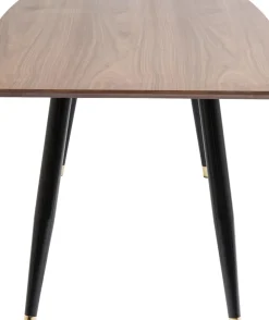 Matbord Curve - Retro Bord i Valnöt/Svart 180x90cm - KARE Design