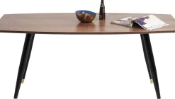 Matbord Curve - Retro Bord i Valnöt/Svart 180x90cm - KARE Design