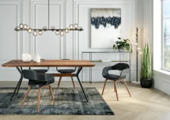 Matbord Downtown - Bord i Massiv Valnöt, 180x90cm - KARE Design