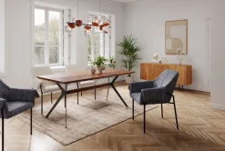 Matbord Downtown - Bord i Massiv Valnöt, 180x90cm - KARE Design