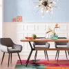 Matbord Downtown - Massiv Ek/Svart, 220x100cm - KARE Design