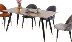 Matbord Duran, Valnöt/Svart, 160x80cm - KARE Design