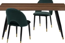 Matbord Duran, Valnöt/Svart, 160x80cm - KARE Design