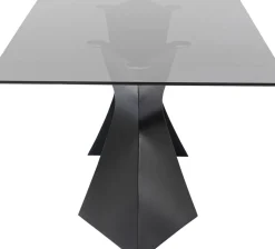 Matbord Gloria - Svart Glas/Svart, 200x100cm - KARE Design