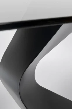 Matbord Gloria - Svart Glas/Svart, 200x100cm - KARE Design