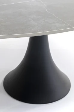 Matbord Grande Possibilita Oval - Sten/Svart, 180x120cm - KARE Design