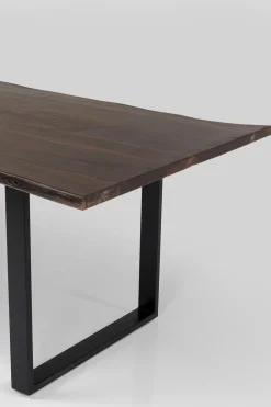 Matbord Harmony - Massivt Mörkt Trä/Svart, 200x100cm - KARE Design