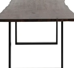 Matbord Harmony - Massivt Mörkt Trä/Svart, 180x90cm - KARE Design