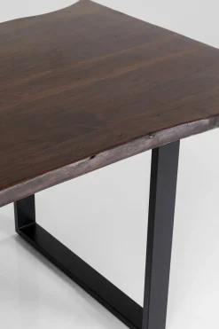 Matbord Harmony - Massivt Mörkt Trä/Svart, 180x90cm - KARE Design