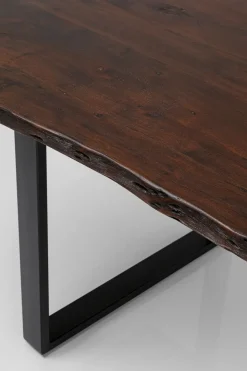 Matbord Harmony - Massivt Mörkt Trä/Svart, 180x90cm - KARE Design