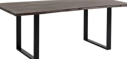 Matbord Harmony - Massivt Mörkt Trä/Svart, 180x90cm - KARE Design