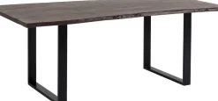 Matbord Harmony - Massivt Mörkt Trä/Svart, 180x90cm - KARE Design