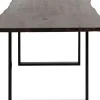 Matbord Harmony - Massivt Mörkt Trä/Svart, 160x80cm - KARE Design