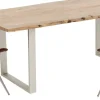 Matbord Harmony - Massivt Trä/Grå, 160x80cm - KARE Design