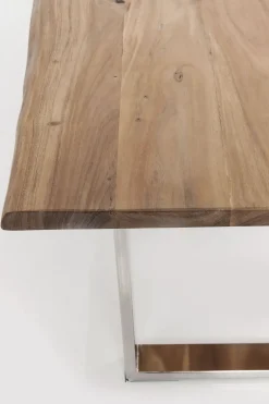 Matbord Harmony - Massivt Trä/Krom, 200x100cm - KARE Design