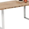 Matbord Harmony - Massivt Trä/Krom, 160x80cm - KARE Design