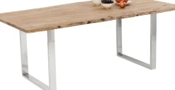 Matbord Harmony - Massivt Trä/Krom, 160x80cm - KARE Design