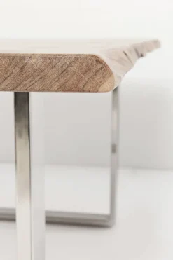 Matbord Harmony - Massivt Trä/Krom, 160x80cm - KARE Design