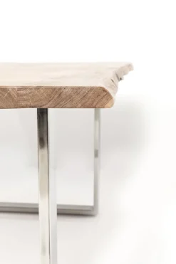 Matbord Harmony - Massivt Trä/Krom, 160x80cm - KARE Design