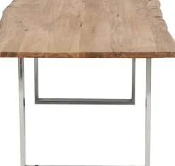 Matbord Harmony - Massivt Trä/Krom, 160x80cm - KARE Design