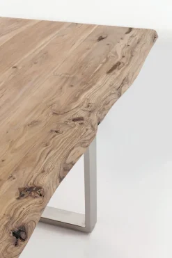 Matbord Harmony - Massivt Trä/Krom, 160x80cm - KARE Design
