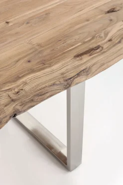 Matbord Harmony - Massivt Trä/Krom, 160x80cm - KARE Design