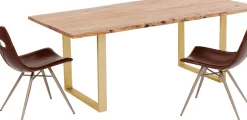 Matbord Harmony - Massivt Trä/Mässing, 180x90cm - KARE Design
