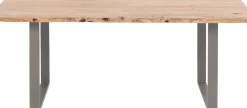 Matbord Harmony - Massivt Trä/Rå Stål, 180x90cm - KARE Design