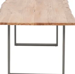 Matbord Harmony - Massivt Trä/Rå Stål, 180x90cm - KARE Design