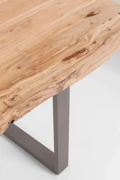Matbord Harmony - Massivt Trä/Rå Stål, 200x100cm - KARE Design