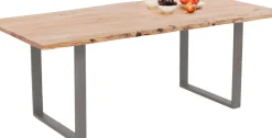Matbord Harmony - Massivt Trä/Rå Stål, 160x80cm - KARE Design