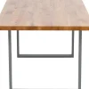 Matbord Jackie - Massiv Ek/Rå Stål, 160x80cm - KARE Design