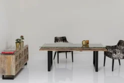 Matbord Kalif - Massivt Trä/Glas, 200x90cm - KARE Design