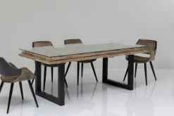 Matbord Kalif - Massivt Trä/Glas, 200x90cm - KARE Design