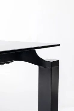 Matbord Lorenco - Svart/Tonat Glas, 180x90cm - KARE Design