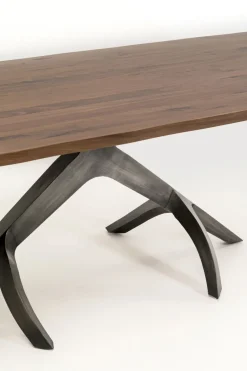 Matbord Roots - Massiv Valnöt/Grå, 220x100cm - KARE Design