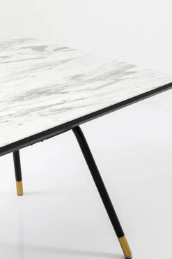 Matbord South Beach - Retro i Svart/Vit, 160x90cm - KARE Design