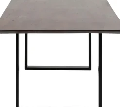 Matbord Symphony - Massivt Mörkt Trä/Svart, 160x80cm - KARE Design
